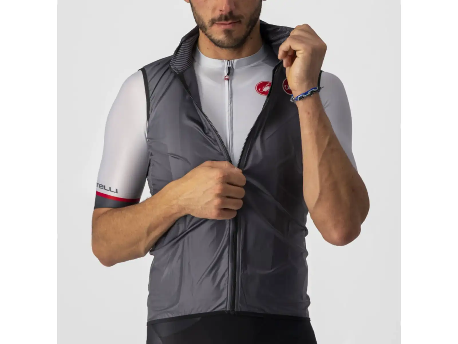 Castelli Aria pánská vesta Dark Grey