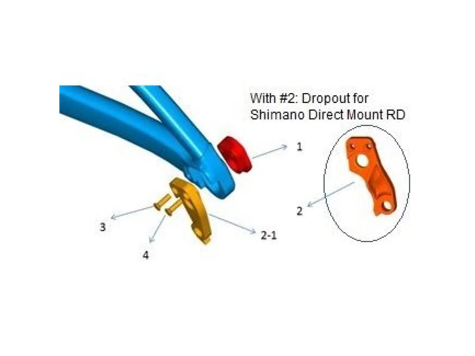 Giant patka GS804Y Directmount RD