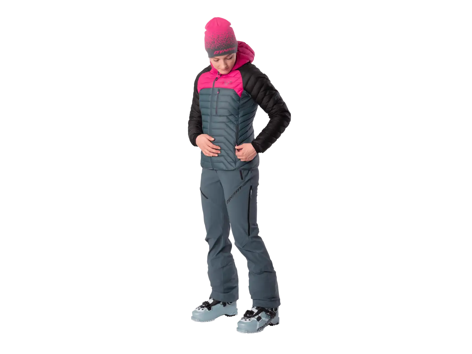 Dynafit Radical Down Hooded dámská Bunda Black Out/6550/0720