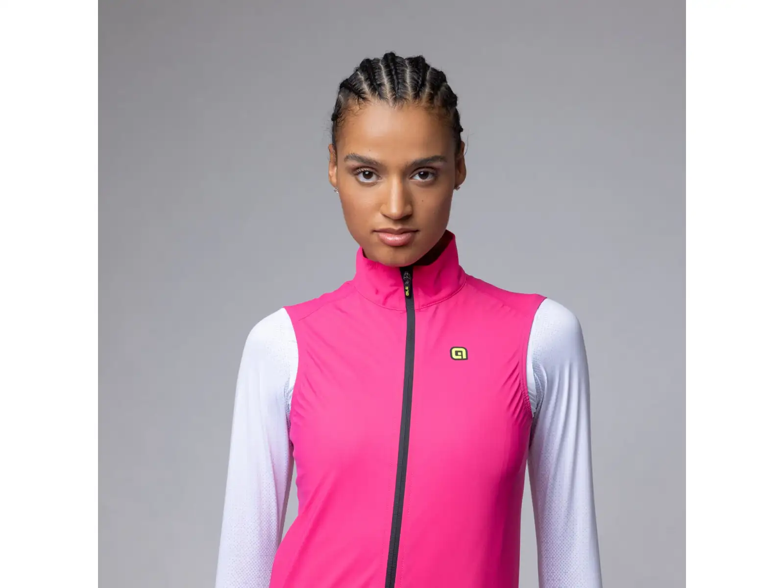 Alé Klimatik Guscio Racing 2.0 dámská cyklistická vesta Fuchsia