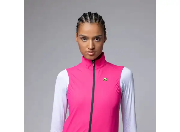 Alé Klimatik Guscio Racing 2.0 dámská cyklistická vesta Fuchsia