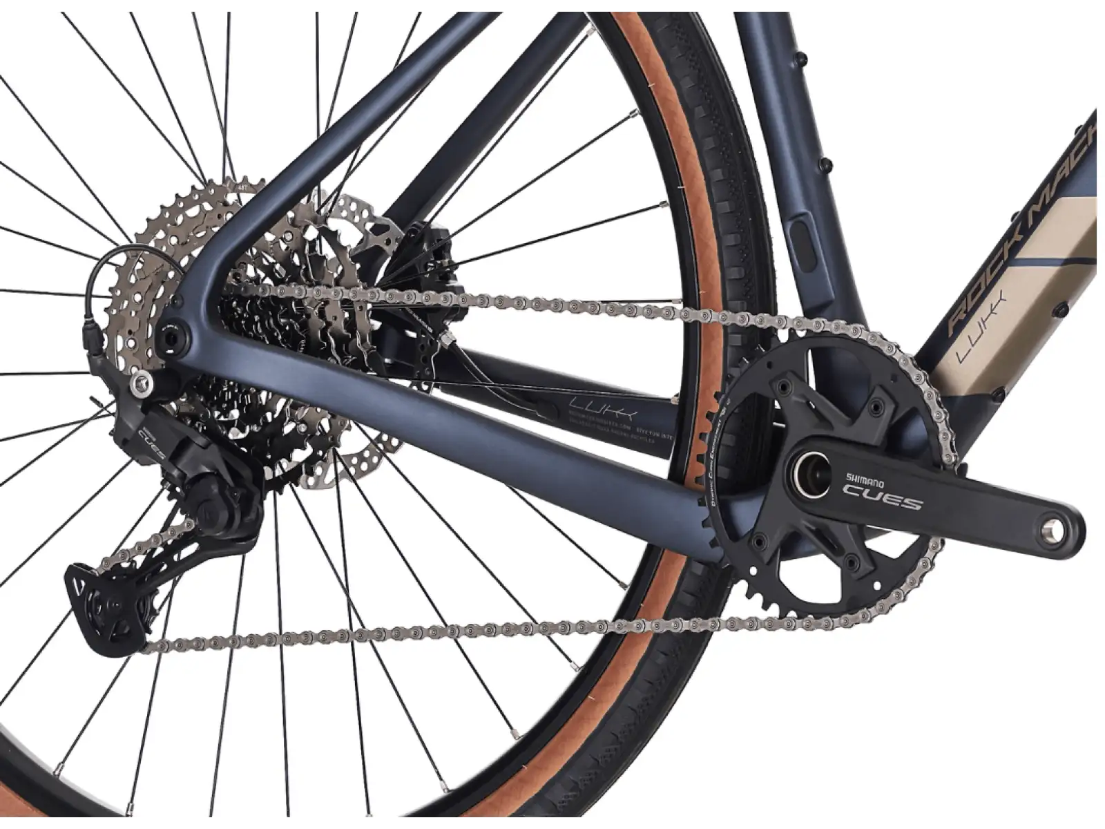 Rock Machine Lukk Cr 10 gravel kolo Matte Deep Ocean Blue