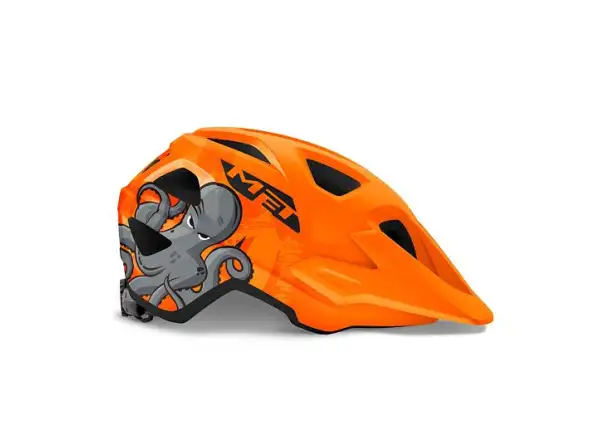 MET Eldar junior přilba octopus/oranžová vel. Uni (52-57 cm)