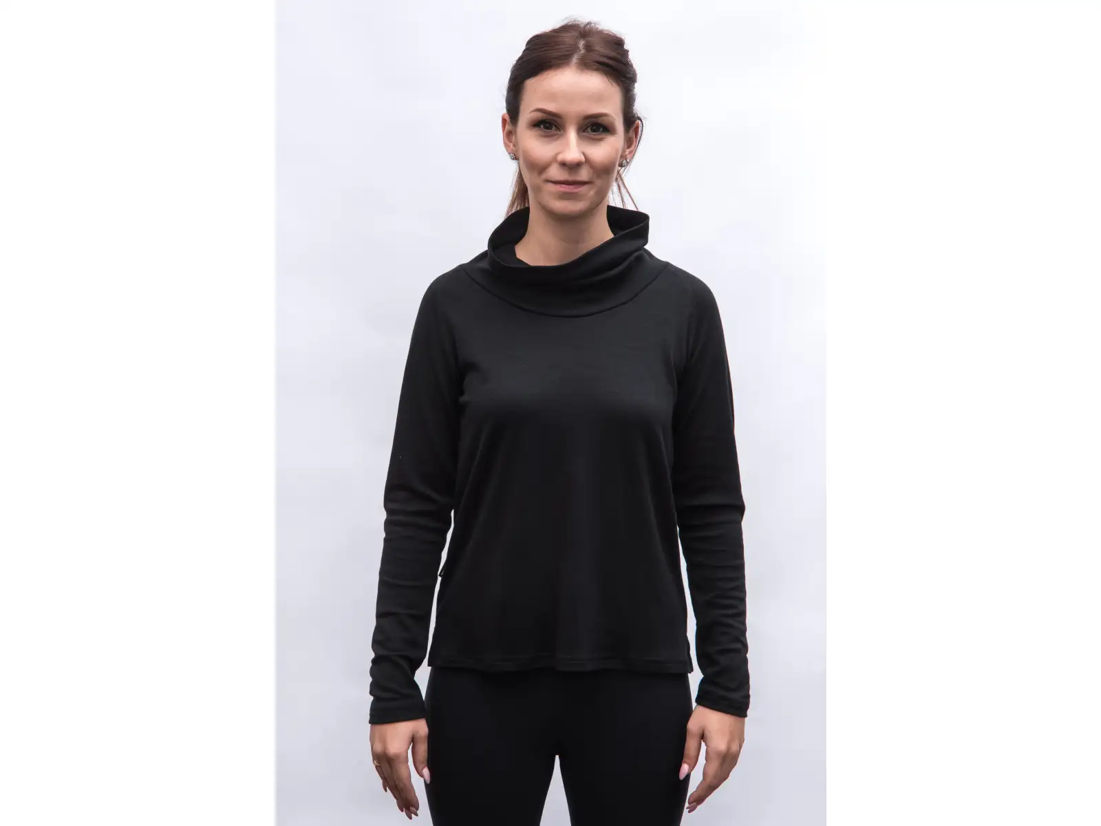 Sensor Merino Blend dámský rolák černá
