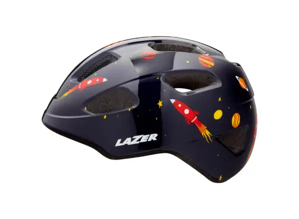 Lazer NUTZ KC dětská přilba černá Vesmír vel. Uni (50-56 cm)