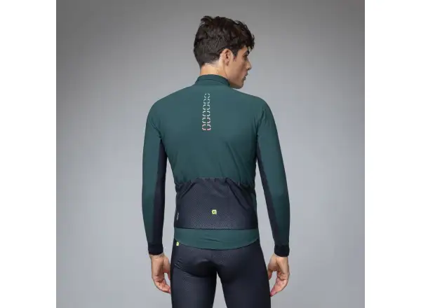 Alé R-EV1 Thermo Shield pánská zimní cyklistická bunda Bottle Green