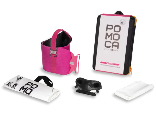 Pomoca Free Pro Ready2climb kompletní set stoupacích pásů 123mm