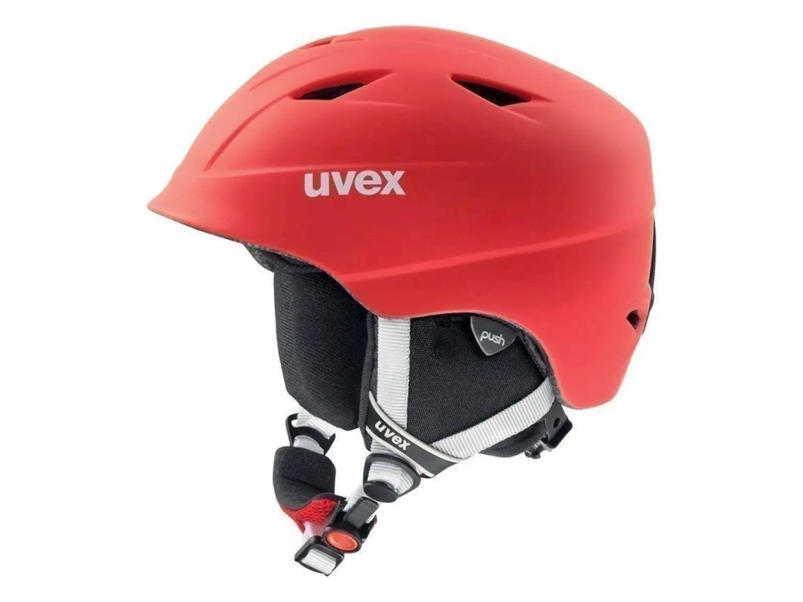Uvex Airwing 2 Pro dětská lyžařská helma red mat