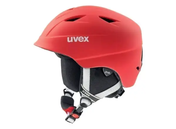 Uvex Airwing 2 Pro dětská lyžařská helma red mat