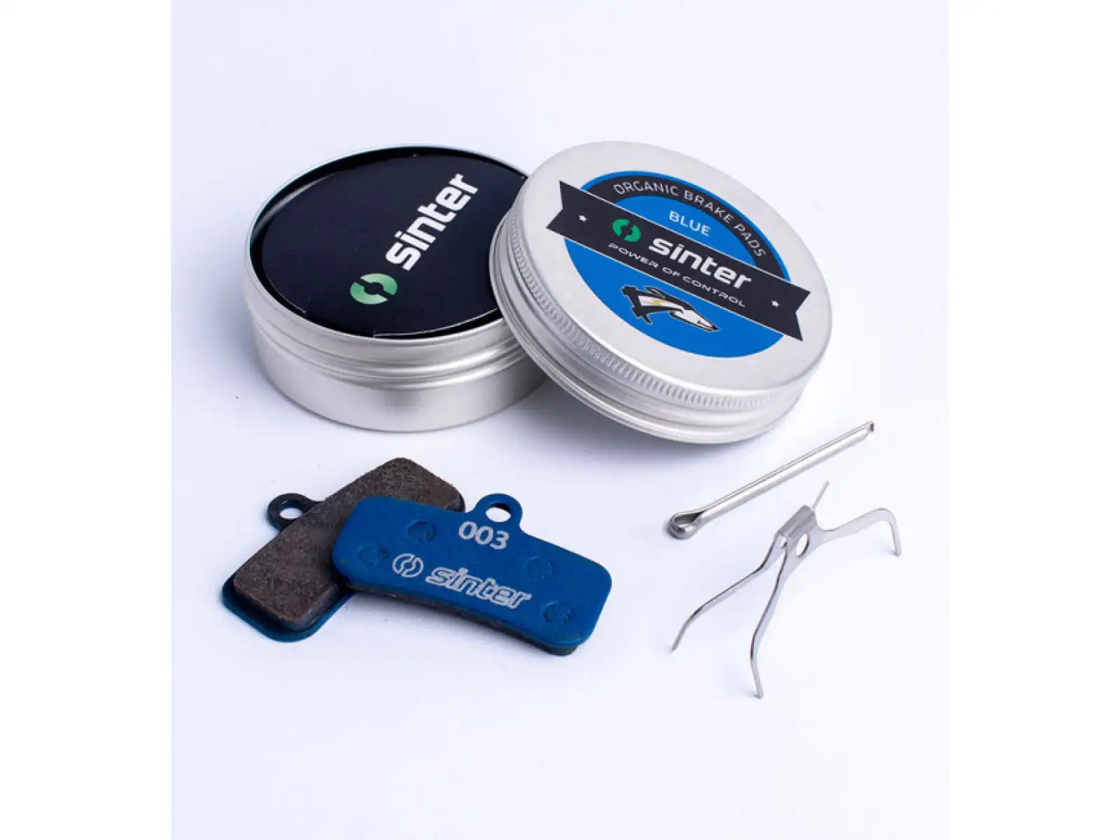 Sinter Shimano D Type brzdové destičky polymer modrá