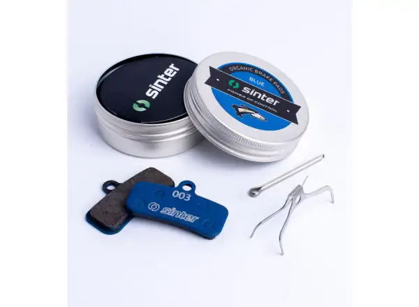 Sinter Shimano D Type brzdové destičky polymer modrá