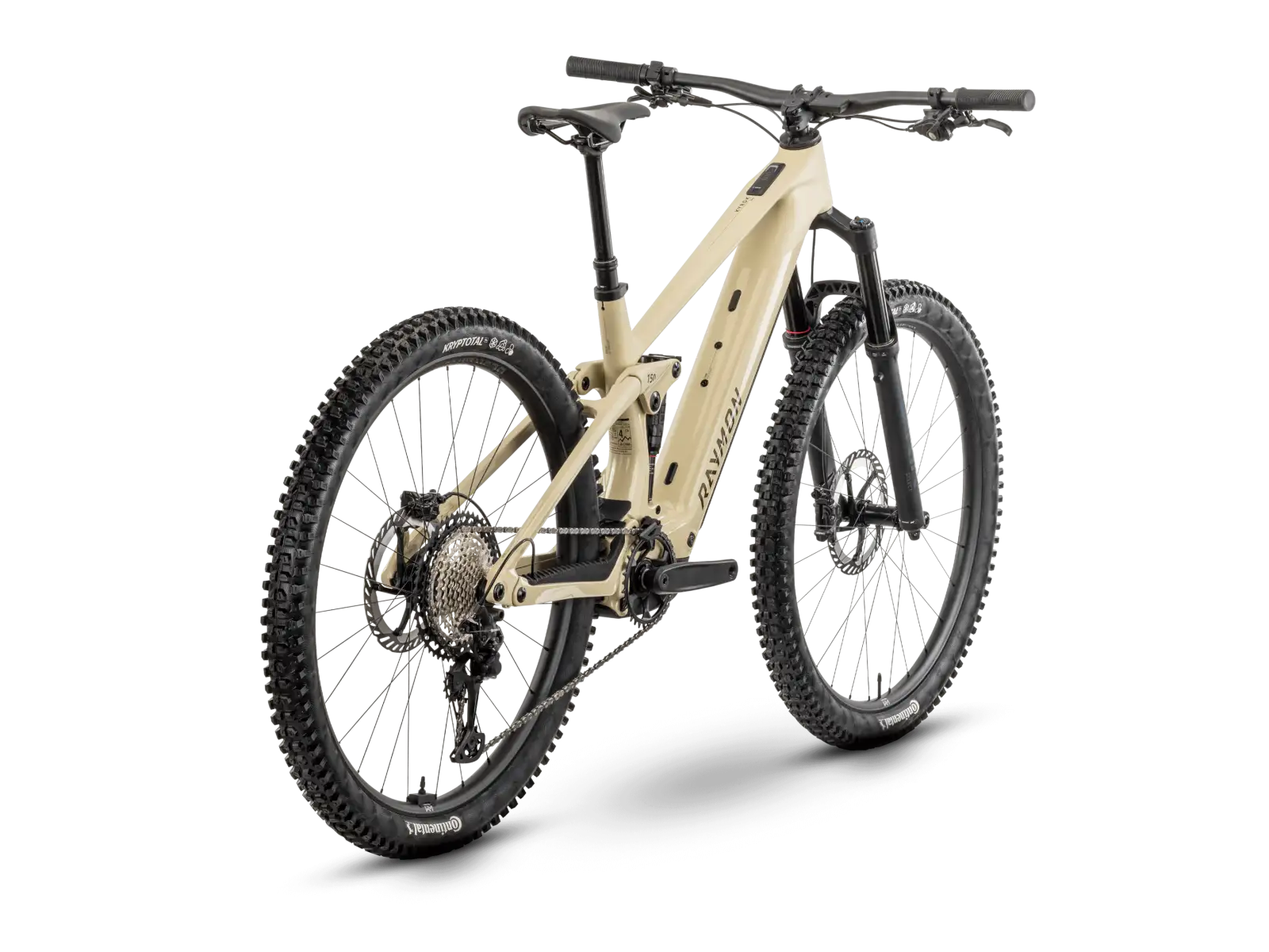 Raymon Airok Pro celoodpružené elektrokolo Popcorn Stealth/Caramel