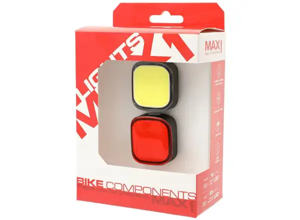 MAX1 Sirius USB černá sada blikaček
