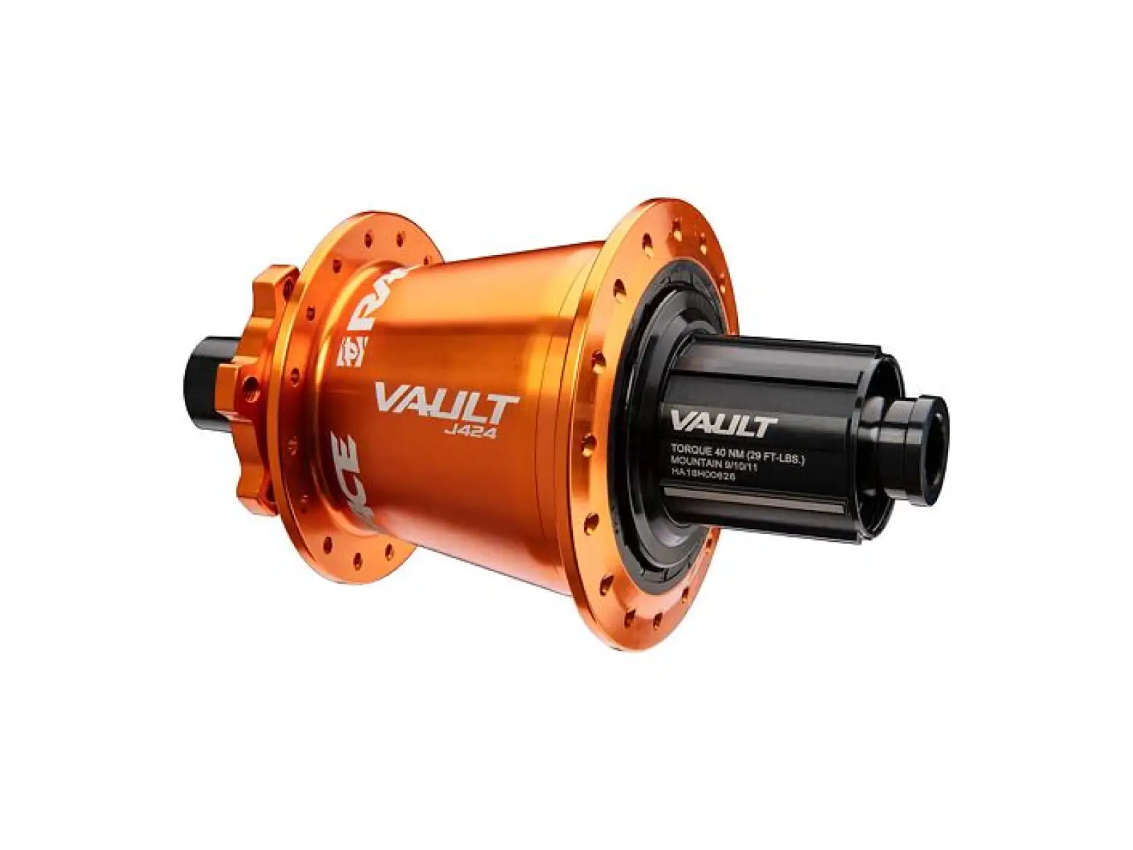 Race Face Vault Boost 424J zadní náboj 12x148 mm Sram XD 32 děr oranžová