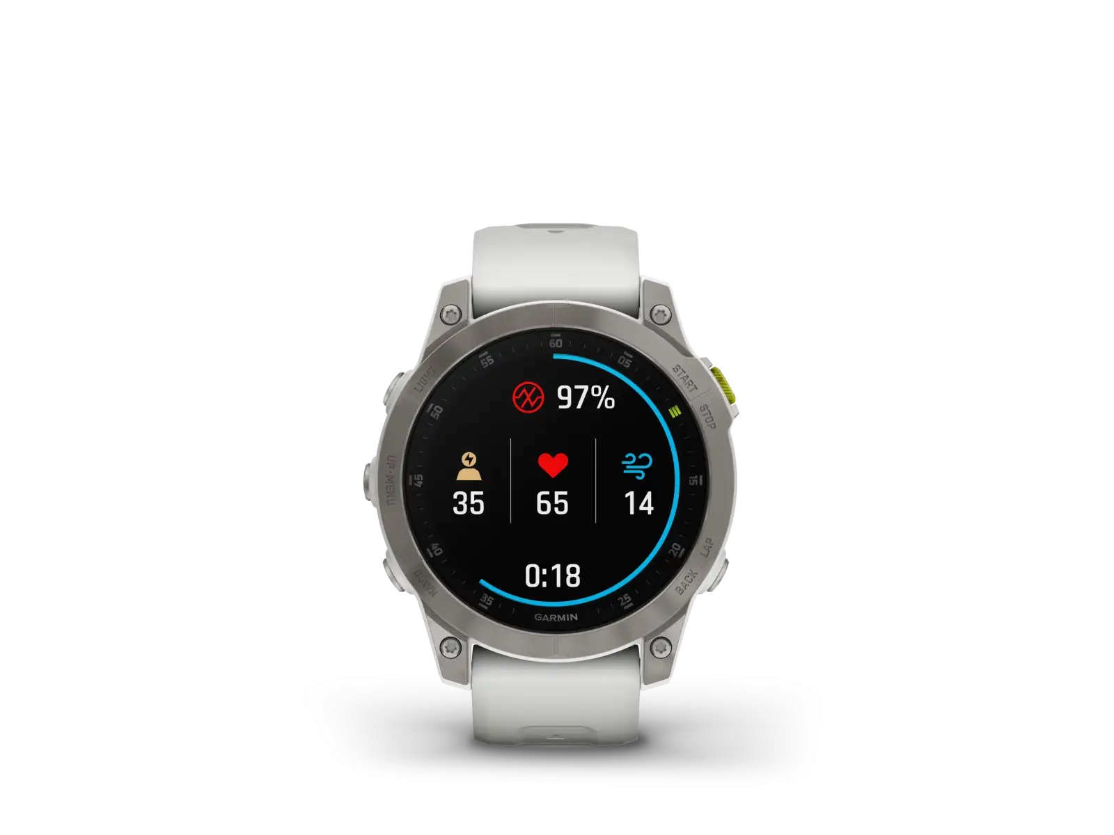 Garmin epix Gen 2 Sapphire Edition chytré hodinky Titanium/White