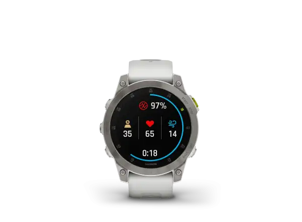 Garmin epix Gen 2 Sapphire Edition chytré hodinky Titanium/White