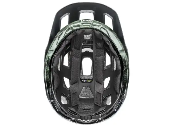Uvex React MIPS MTB přilba Moss Green/Black Matt