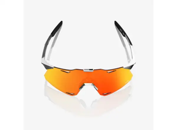 100% Hypercraft brýle Black Chrome/HiPER Red Mirror