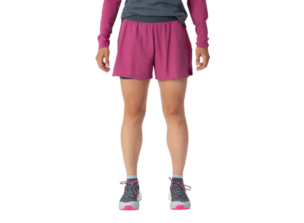 Dynafit Alpine Pro 2v1 dámské běžecké kraťasy Magenta