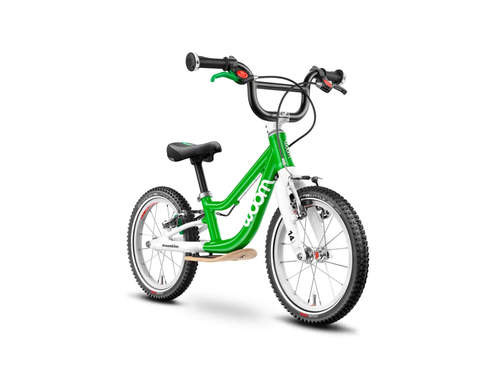 Woom 1 Plus dětské odrážedlo 14" Green