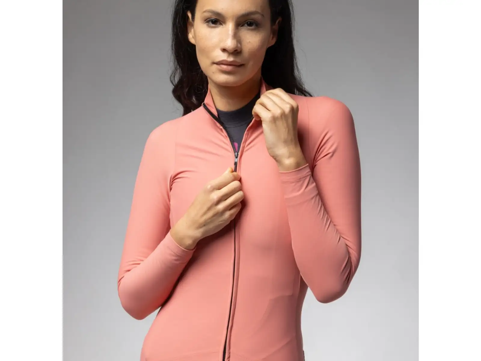 Alé R-EV1 Warm Race 2.0 dámský zateplený dres dlouhý rukáv Baroque Rose