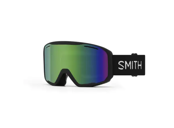 Smith Blazer lyžařské brýle Black / Green Sol-X Mirror