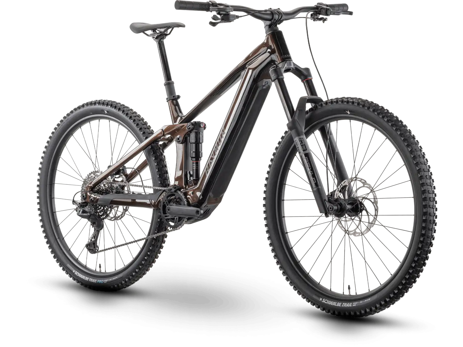 Raymon Durok Pro 29" 11s XT celoodpružené elektrokolo Toffeebrown