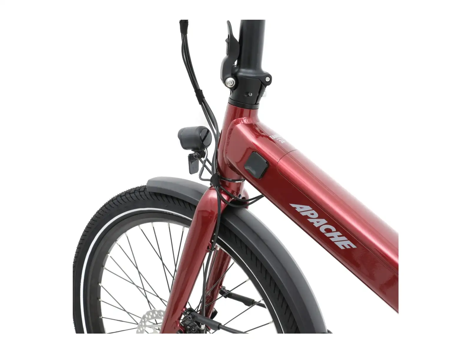 Apache Tanka 24 RX skládací elektrokolo 363 Wh S/M bordó