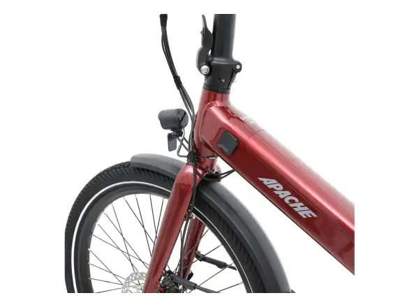 Apache Tanka 24 RX skládací elektrokolo 363 Wh S/M bordó
