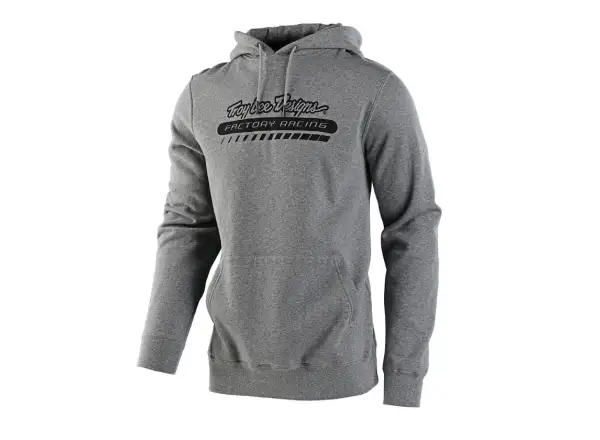 Troy Lee Designs Factory Racing mikina heather gray