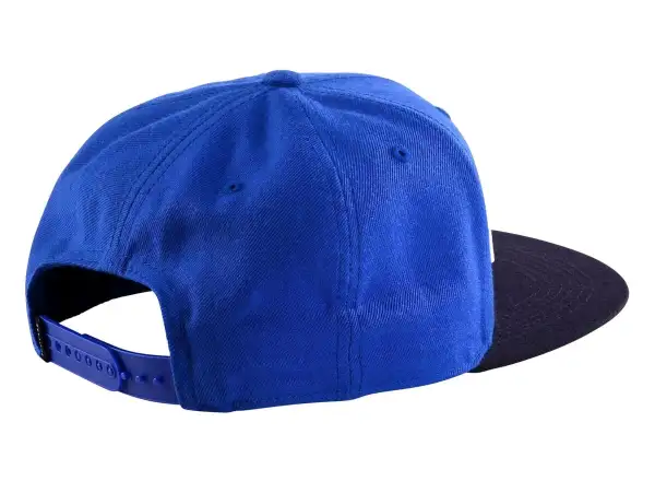 Troy Lee Designs Signature Snapback kšiltovka Blue/White