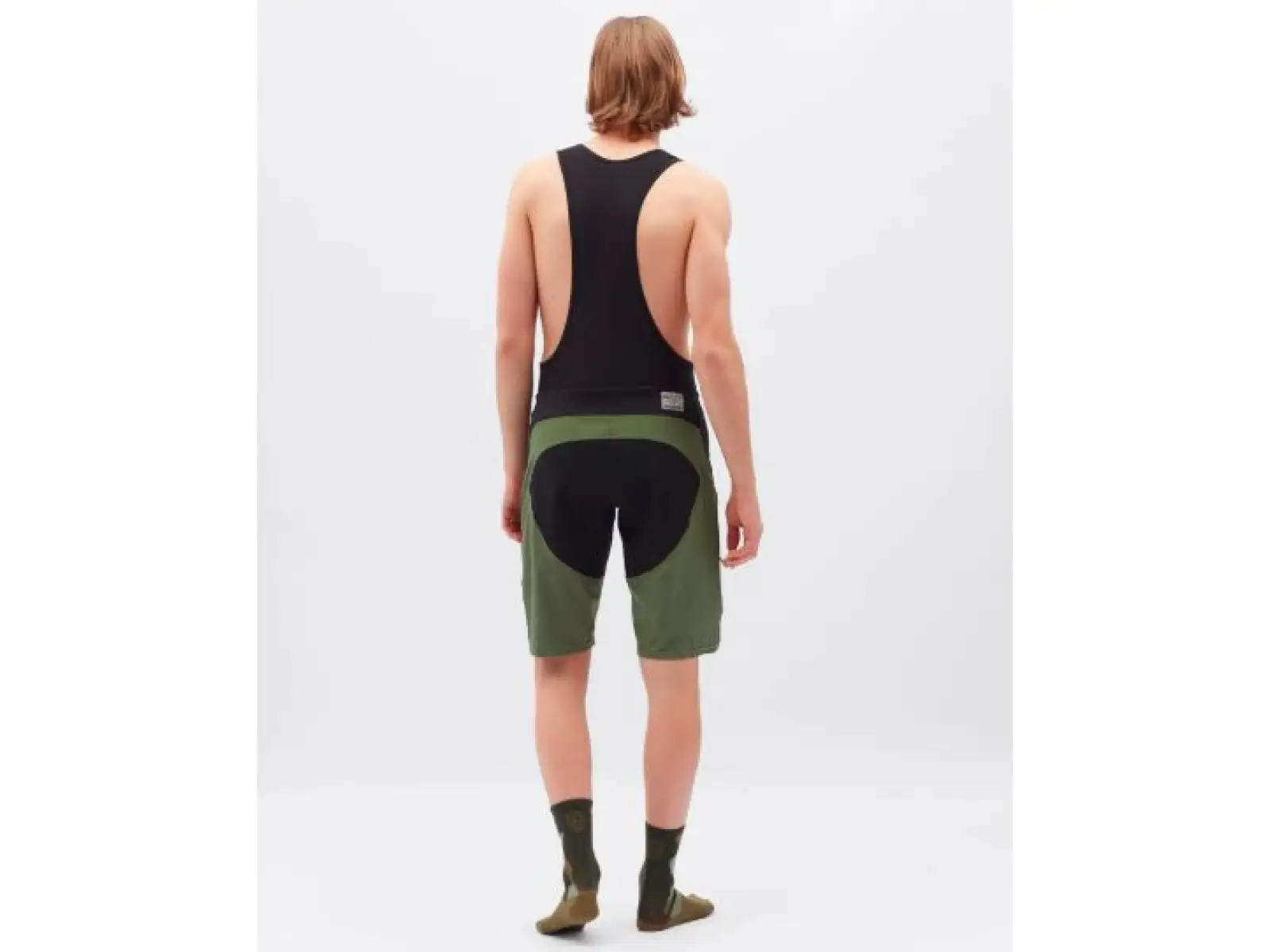 Silvini Barrea pánské kraťasy s vložkou a laclem Olive/Black