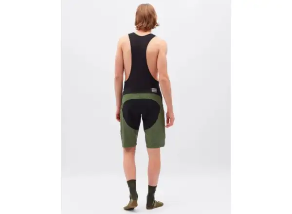 Silvini Barrea pánské kraťasy s vložkou a laclem Olive/Black