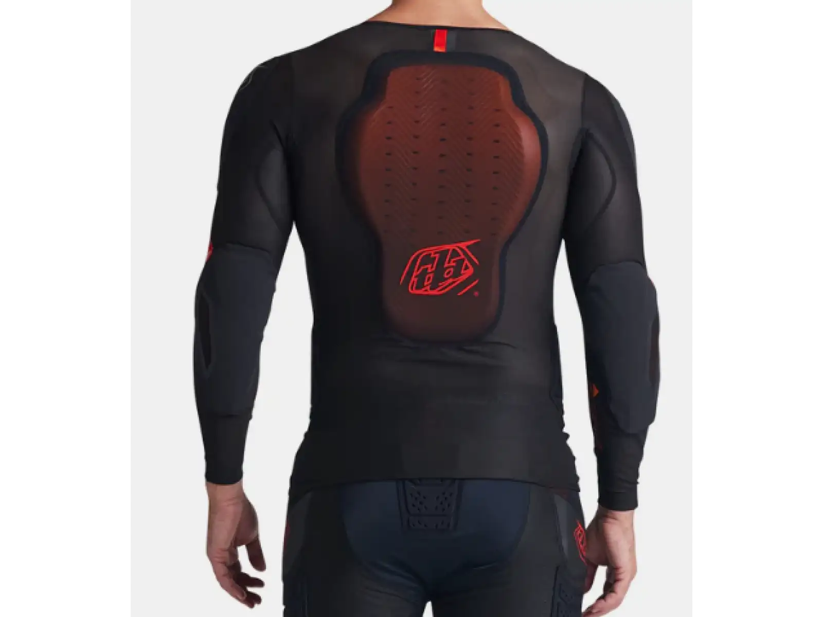 Troy Lee Designs Stage Ghost D3O Solid ochranná vesta s dlouhým rukávem Black