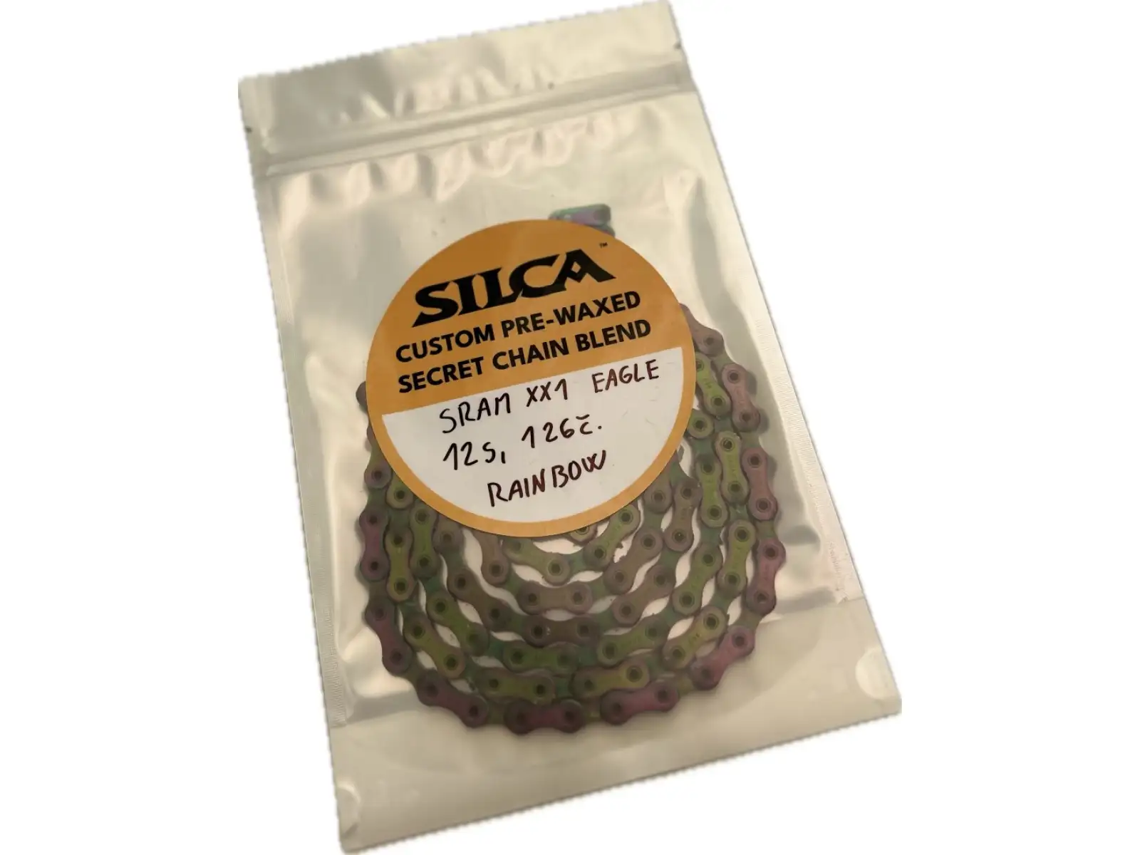 Silca voskovaný řetěz Sram XX1 Eagle 12sp. Rainbow