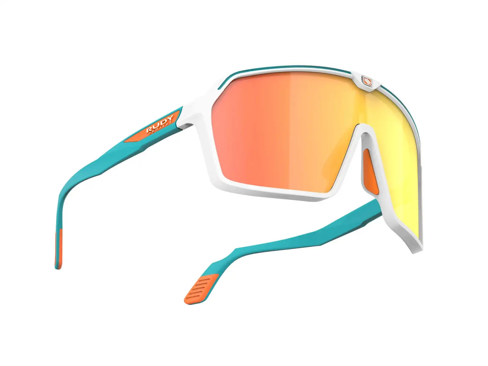 Rudy Project Spinshield sluneční brýle White-Emerald/Multilaser Orange