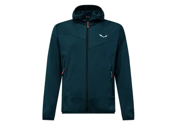 Salewa Puez Altavia Polarlite Hooded pánská mikina Pond Blue