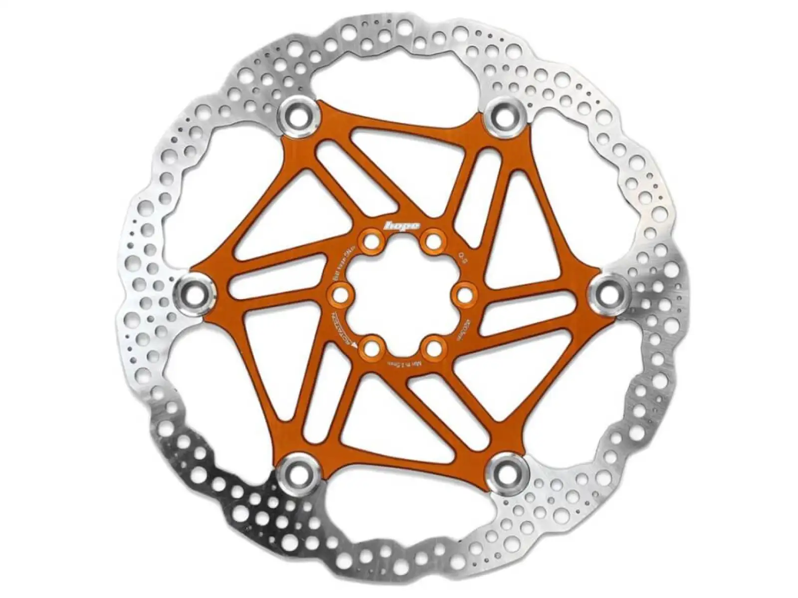 Hope Floating disc 220 mm brzdový kotouč oranžový