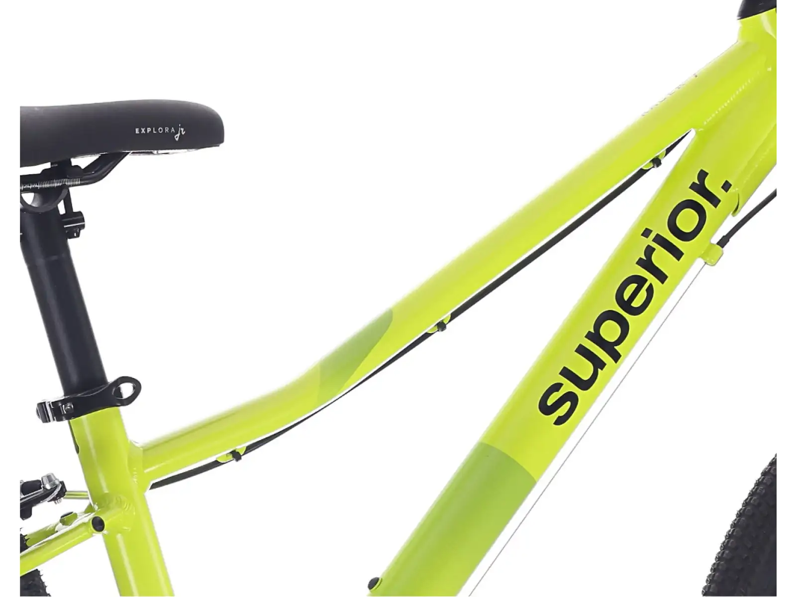 Superior RACER 24 dětské kolo Matte Radioactive Yellow