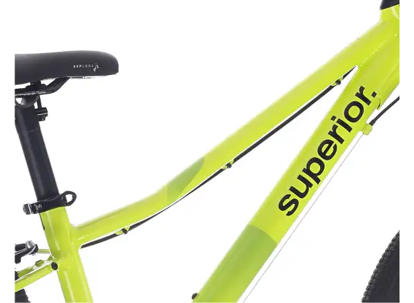 Superior RACER 24 dětské kolo Matte Radioactive Yellow