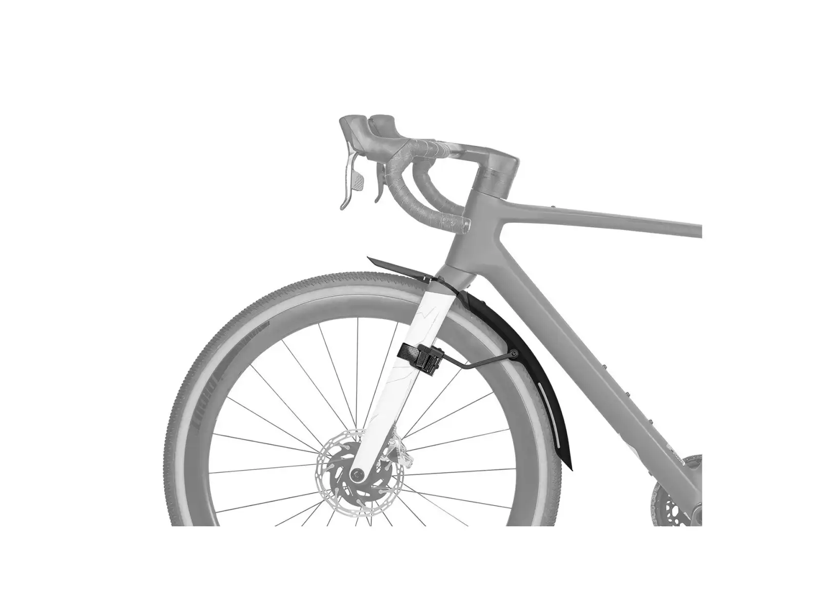 Topeak TetraFender G1 přední gravel blatník reflective sticker