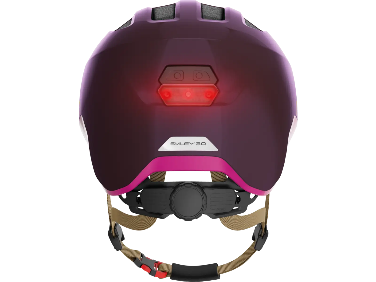 Abus Smiley 3.0 ACE LED dětská přilba Royal Purple