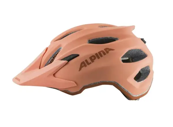 Alpina Carapax JR. dětská přilba Peach Matt