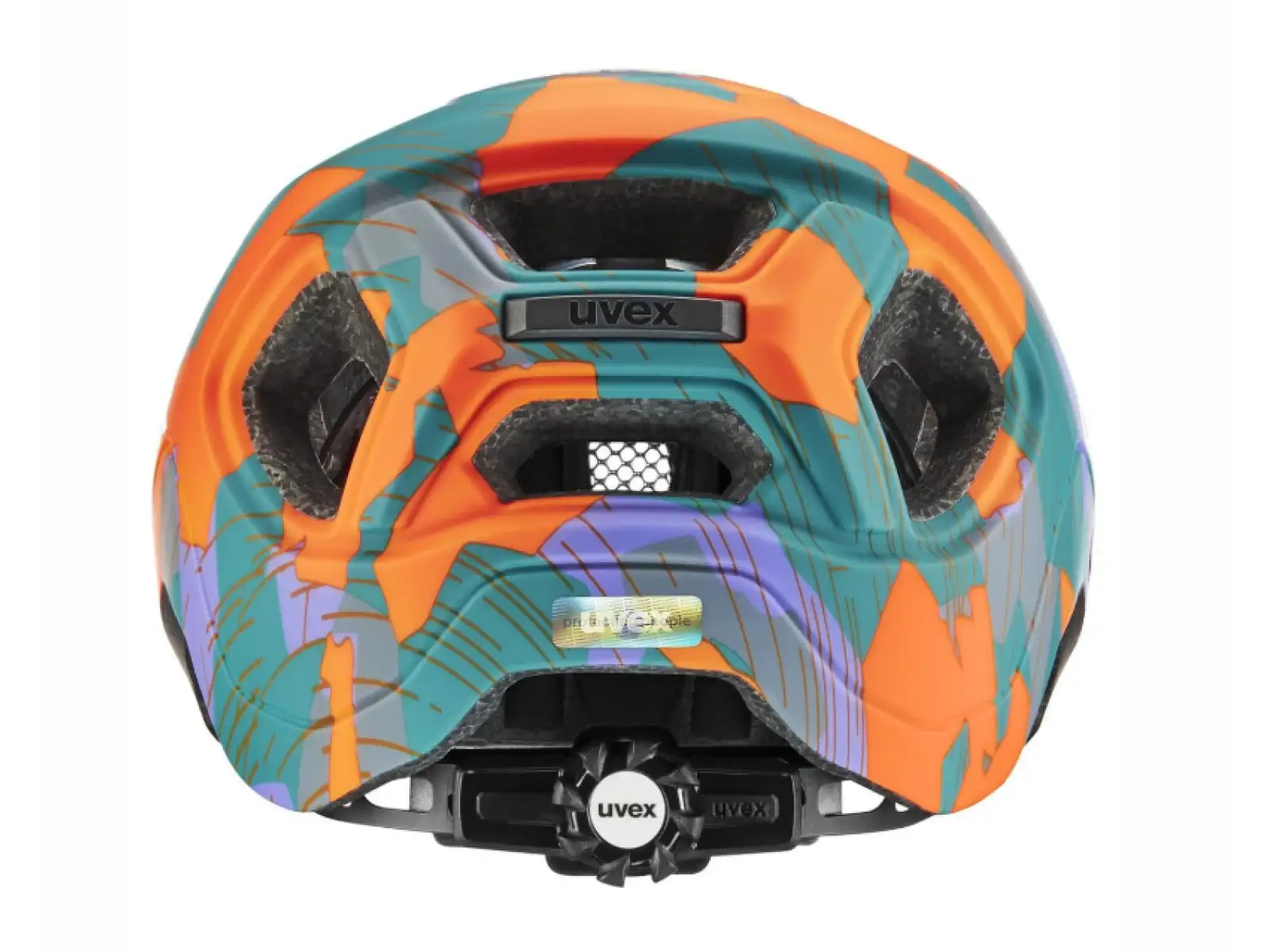 Uvex React Jr. dětská přilba Papaya/Camo Matt