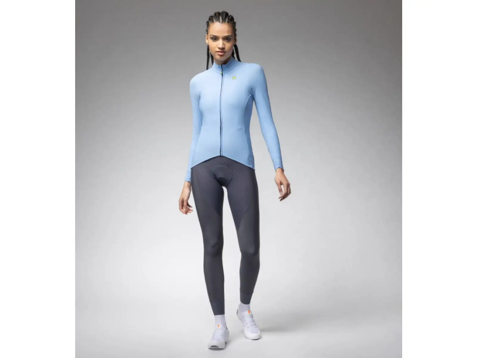 Alé R-EV1 Warm Race 2.0 dámský zateplený dres dlouhý rukáv Sky Blue