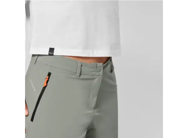 Salewa Puez Talvena Durastretch dámské kraťasy Faded Green