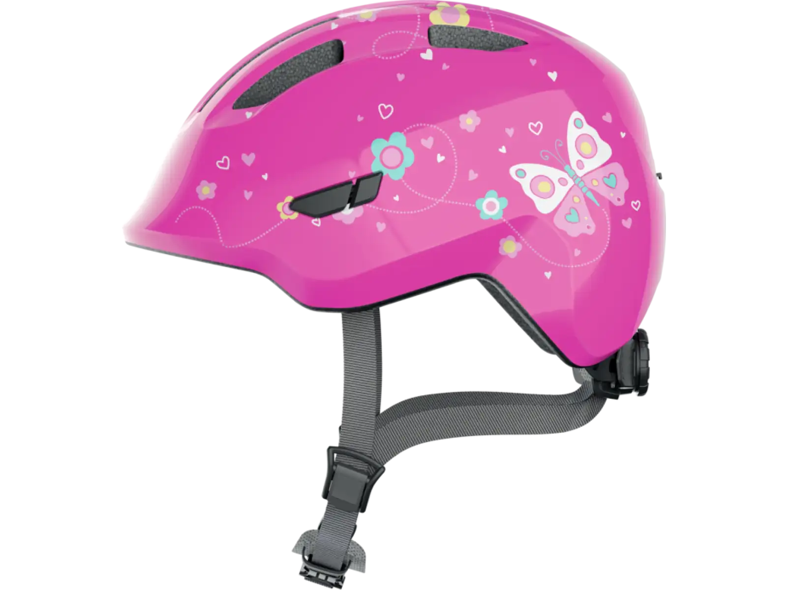 Abus Smiley 3.0 dětská přilba Pink Butterfly