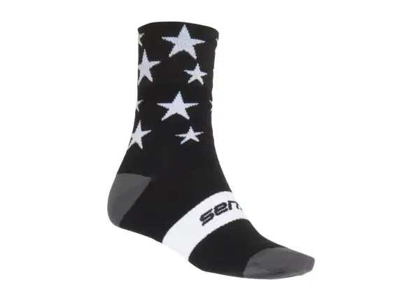 Sensor Stars ponožky černá/bílá