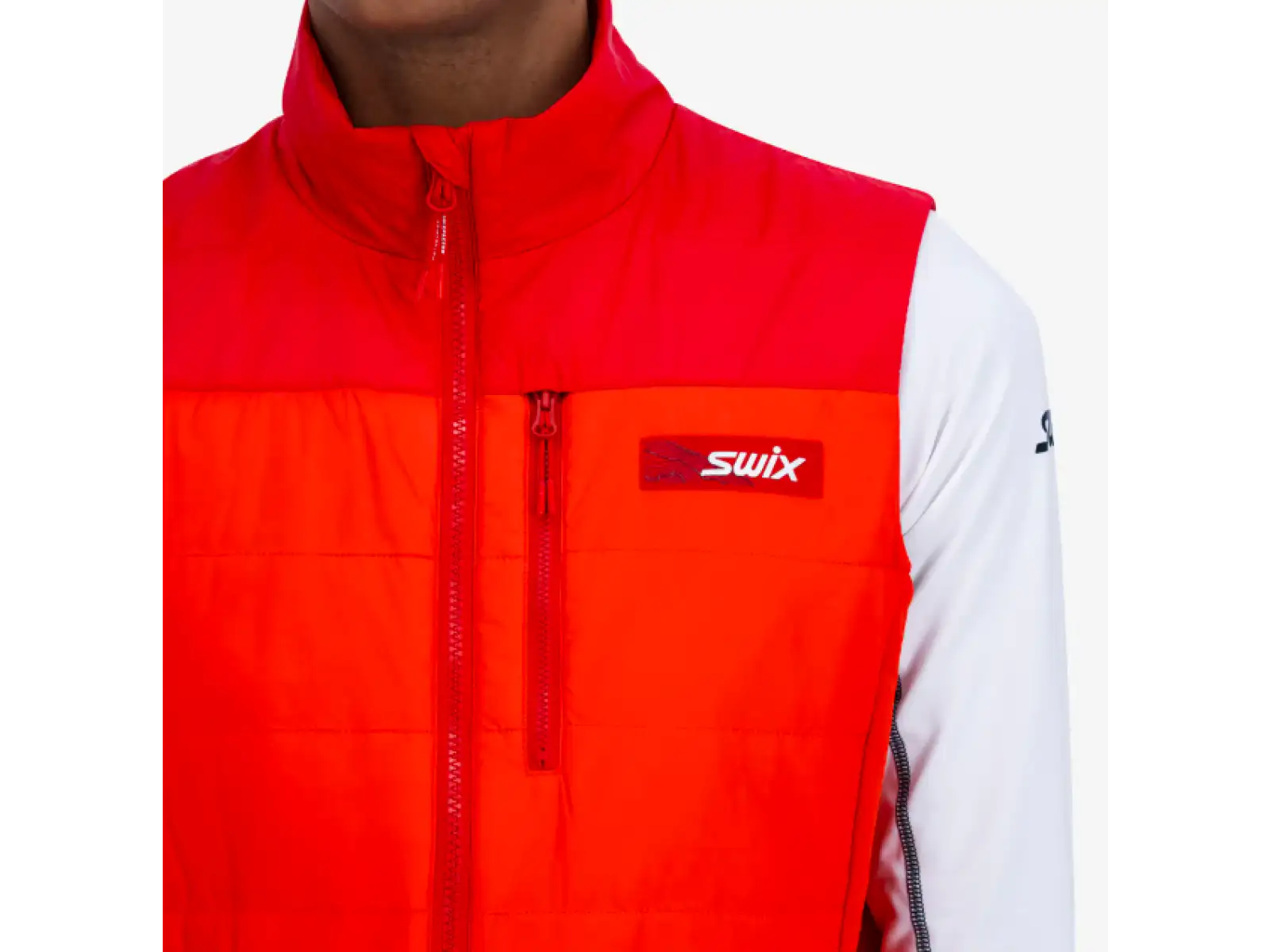 Swix Surmount Primaloft pánská vesta Fiery Red
