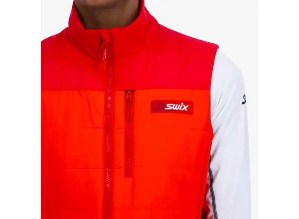 Swix Surmount Primaloft pánská vesta Fiery Red